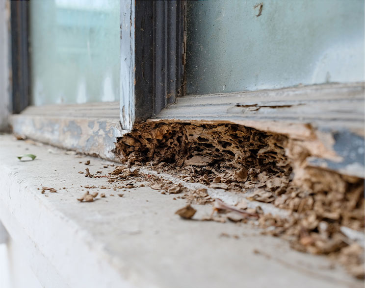 Termite Wood Damage
